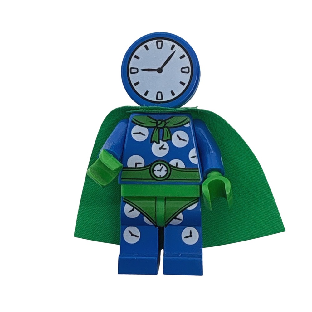 Lego Clock King Minifigure Batman Movie Series 2 Collectible 71020 Blue Green
